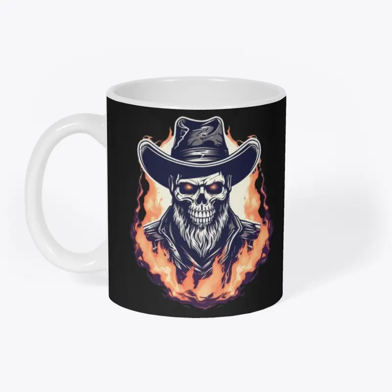 Undead Cowboy: Skull Face